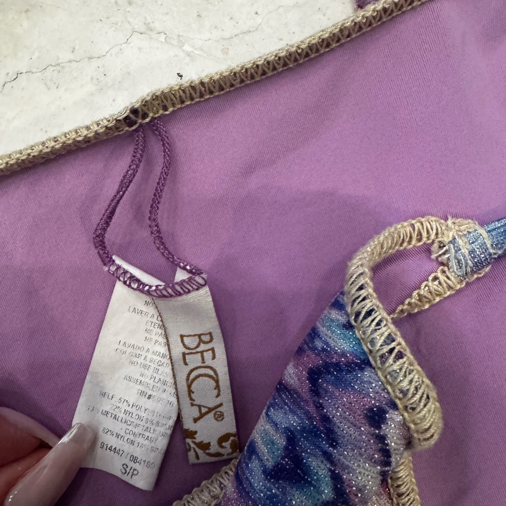 BECCA Tulum Lace-Up Halter Bikini and Cover up - Picture 4 of 5
